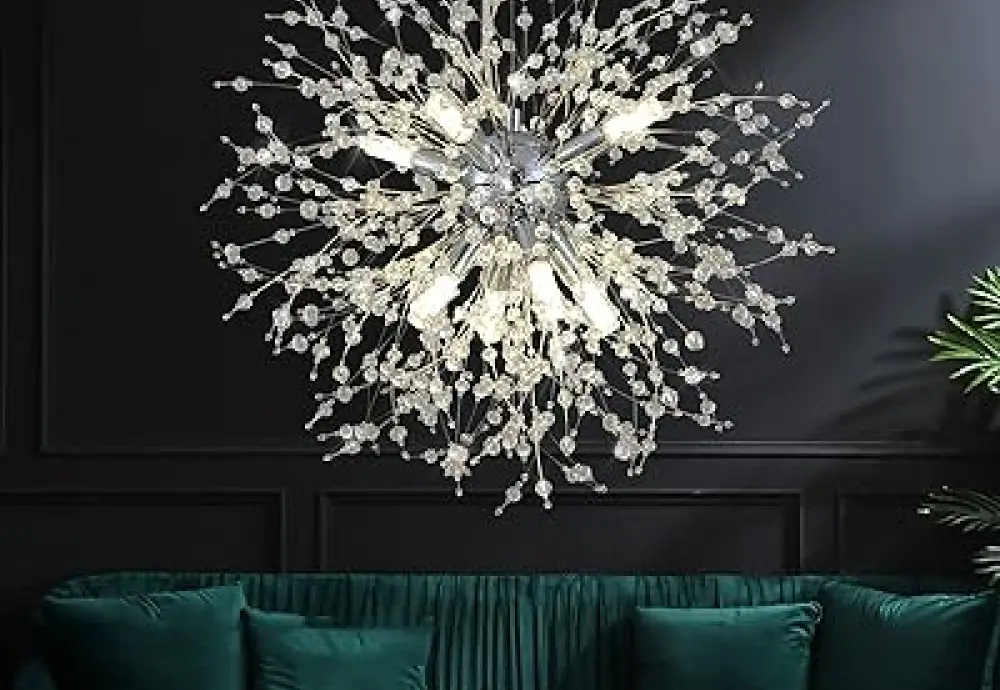 art deco bubble chandelier